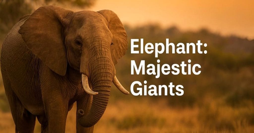 Elephant in the wild — majestic elephant close-up