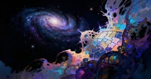 solar system illustration with planets orbiting the Sun